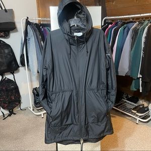 COLUMBIA Women’s Sweet Maple Rain Jacket in Black Size XL